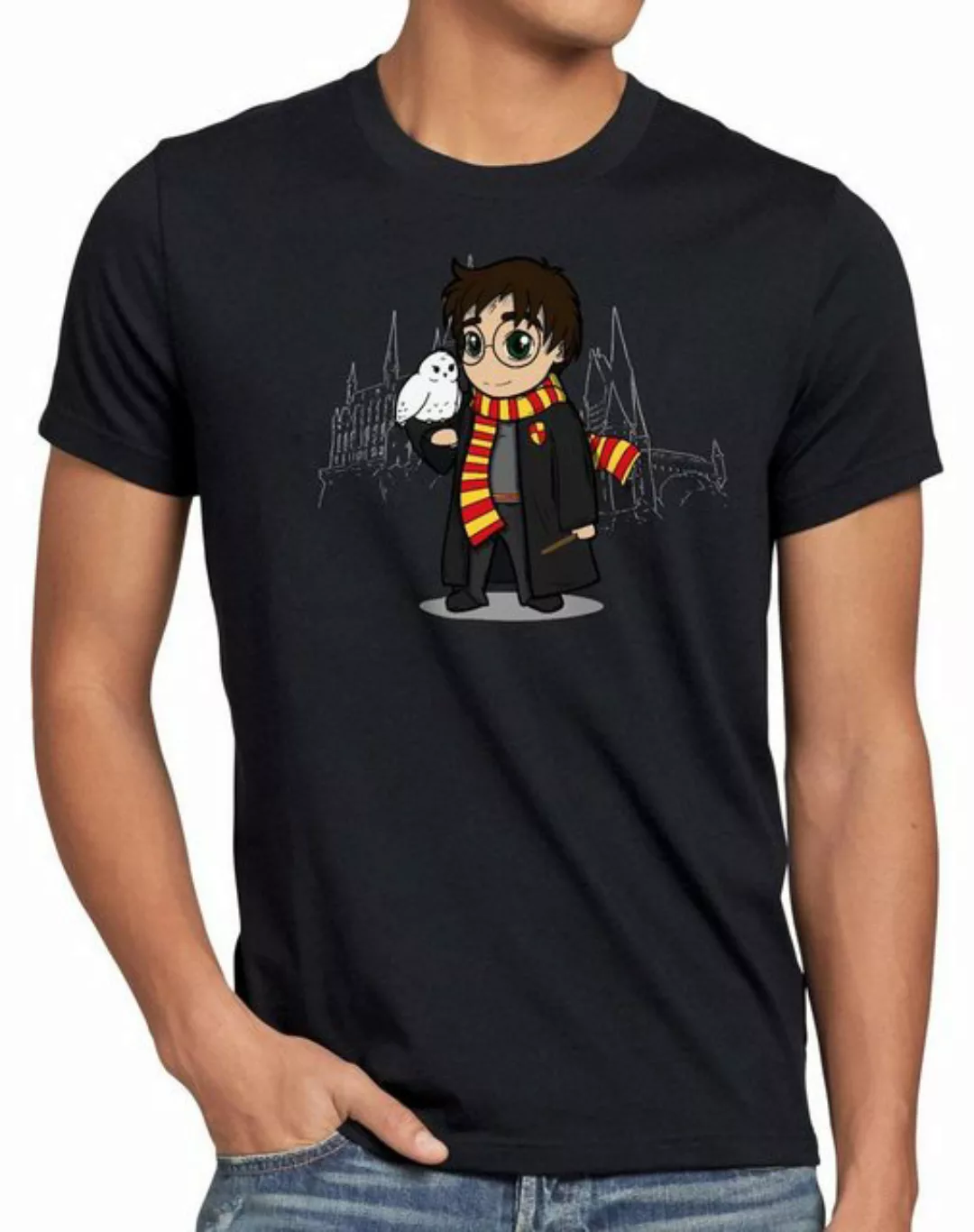 style3 Print-Shirt Herren T-Shirt Harry Chibi anime manga zauberei günstig online kaufen