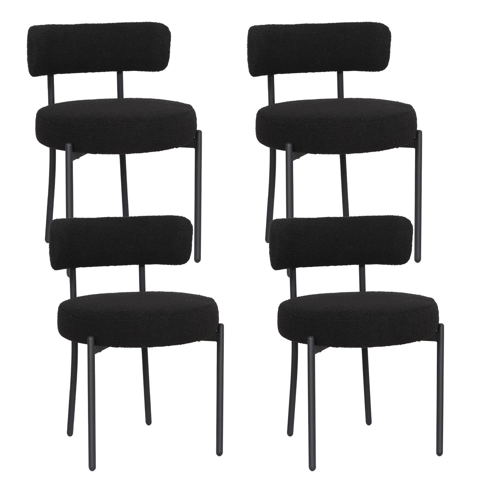 Puluomis Esszimmerstuhl (2/ 4/6er Set Bouclé günstig online kaufen