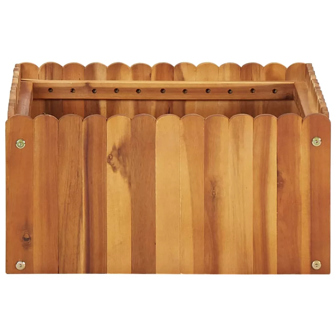 Garten-hochbeet 50 X 50 X 25 Cm Massivholz Akazie günstig online kaufen