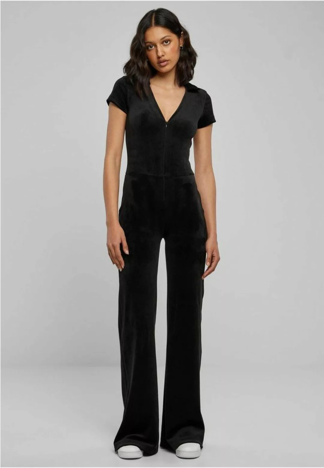 URBAN CLASSICS Overall Ladies Velvet Jumpsuit günstig online kaufen