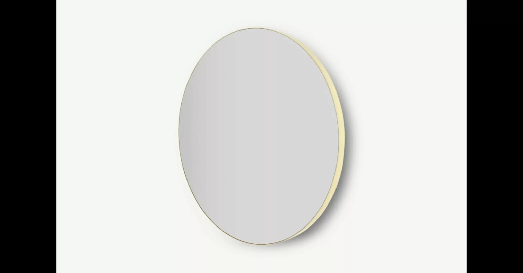 Arles runder Wandspiegel (o 85 cm), Messing - MADE.com günstig online kaufen