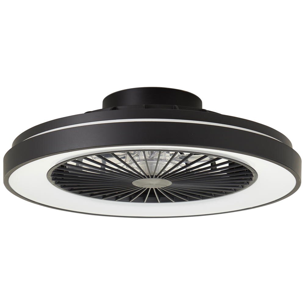 LED Deckenventilator Mazzaro RGBW in Schwarz 40W 4700lm günstig online kaufen