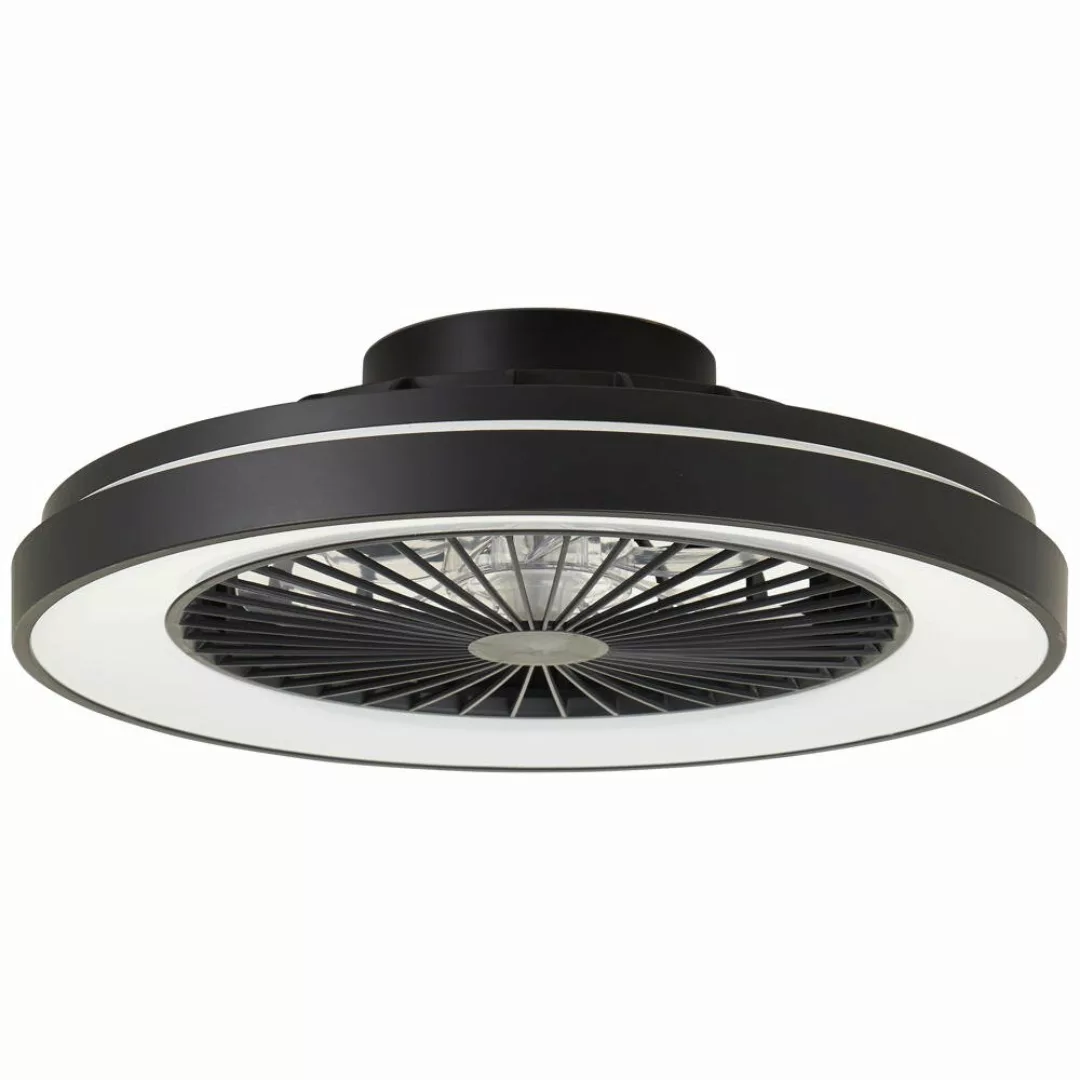 LED Deckenventilator Mazzaro RGBW in Schwarz 40W 4700lm günstig online kaufen