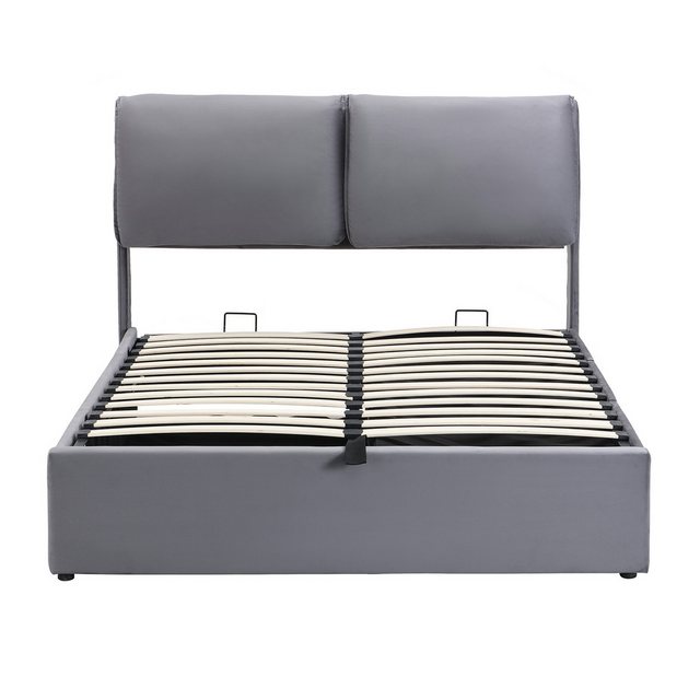 REDOM Polsterbett Hydraulisches Bett (140*200cm), mit 3 Schubladen,Bettkast günstig online kaufen