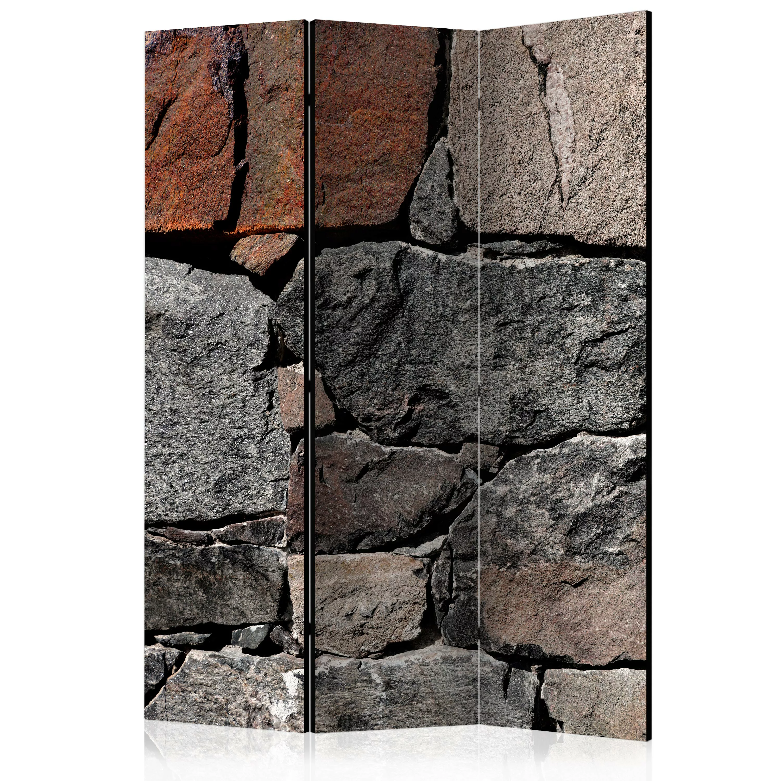 3-teiliges Paravent - Dark Stones [room Dividers] günstig online kaufen