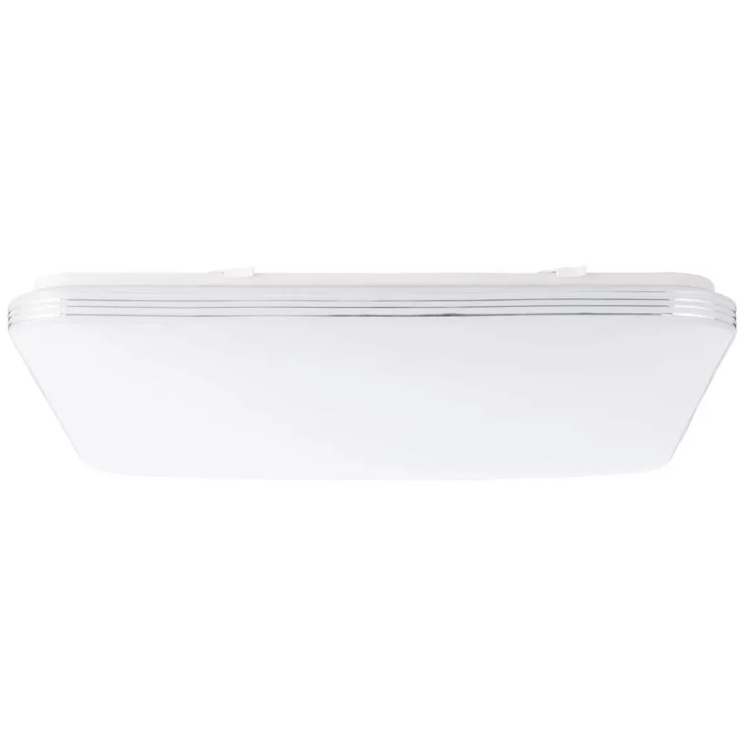 LED-Deckenleuchte Ariella in Weiß/Chrom, 54x54 cm günstig online kaufen