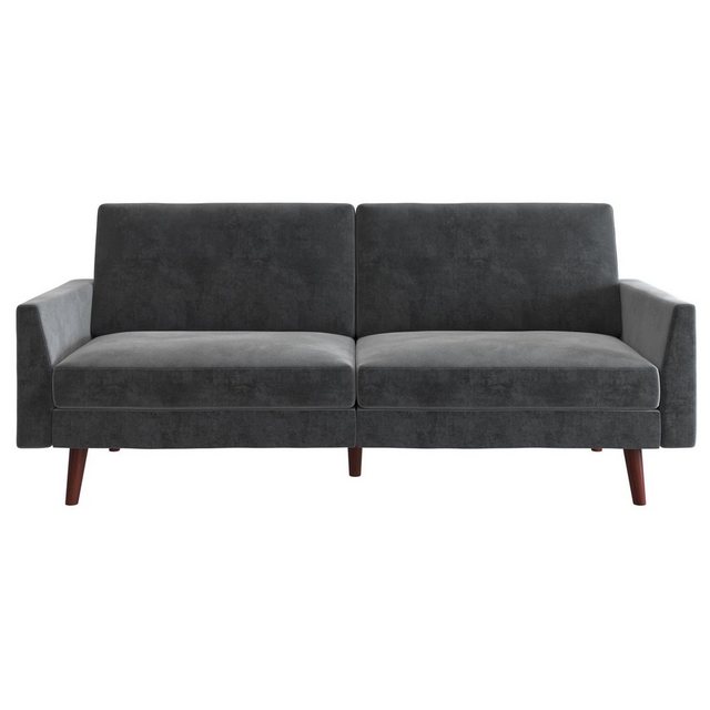 loft24 Schlafsofa Jules, Sofa, Couch, Samtoptik, Breite 197 cm günstig online kaufen