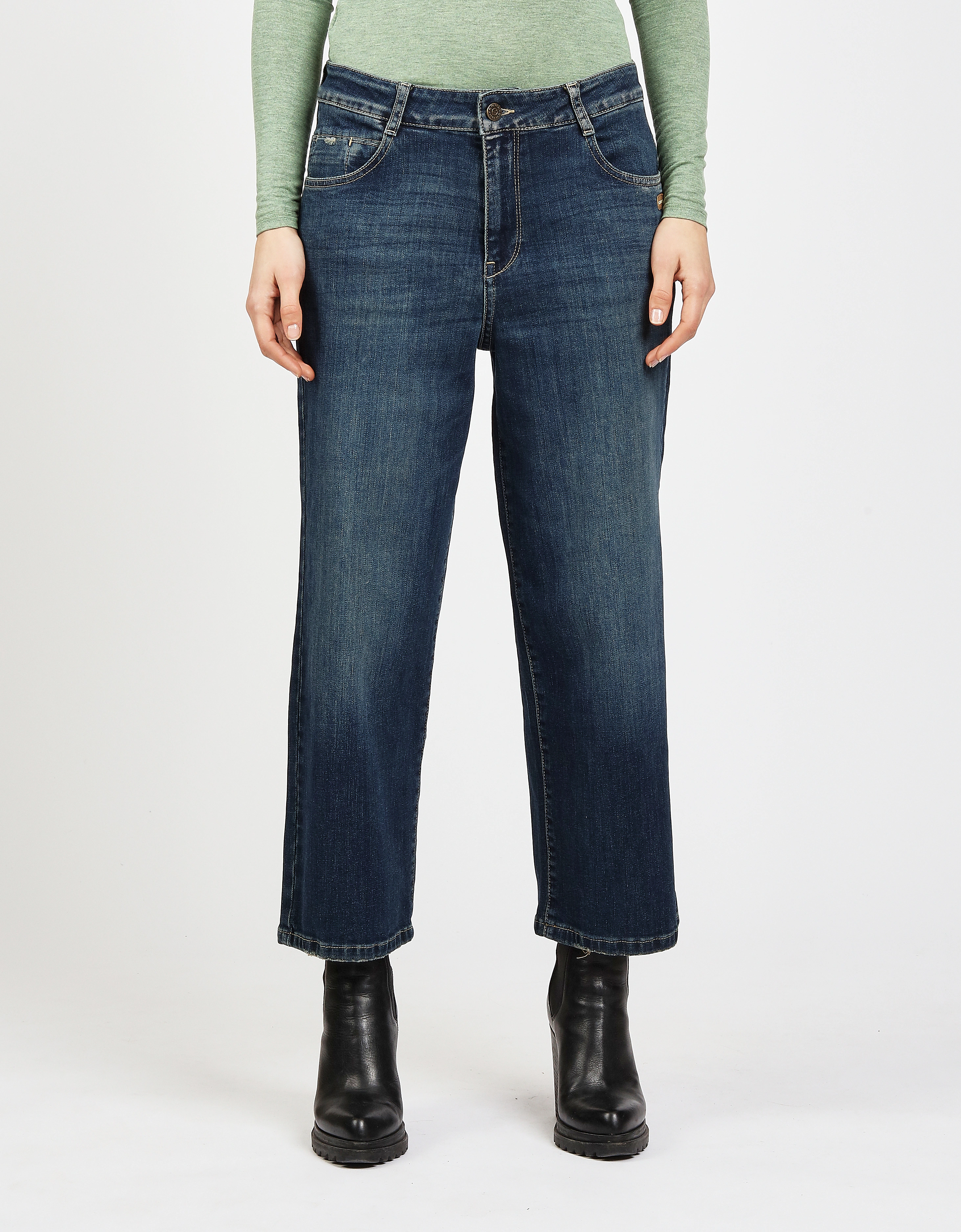 GANG Weite Jeans "94CAROL", in verkürzter Cropped Form günstig online kaufen