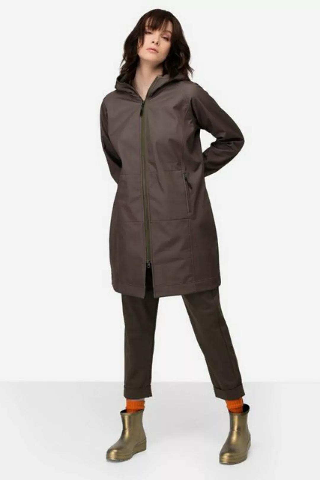 Laurasøn Softshelljacke Softshell-Jacke 3fach Funktion Kapuze Langarm günstig online kaufen