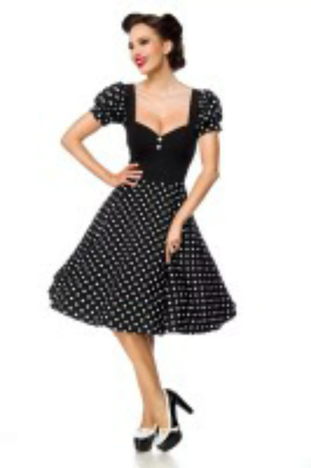 Kleid mit Puffärmeln günstig online kaufen