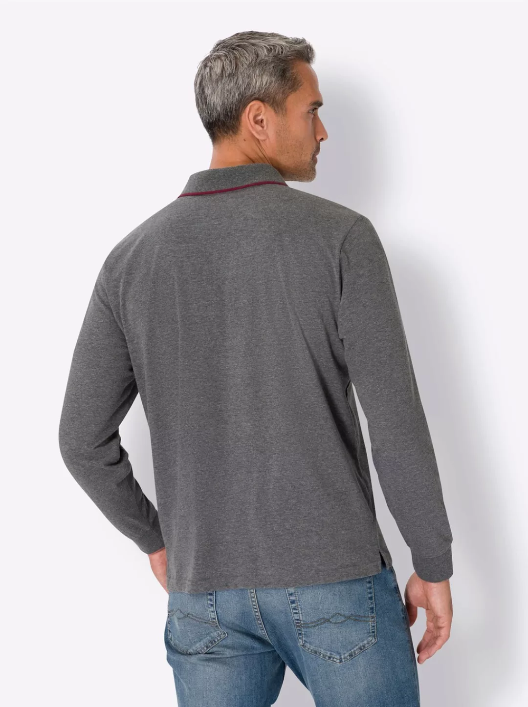 Classic Poloshirt "Langarm-Poloshirt", (1 tlg.) günstig online kaufen