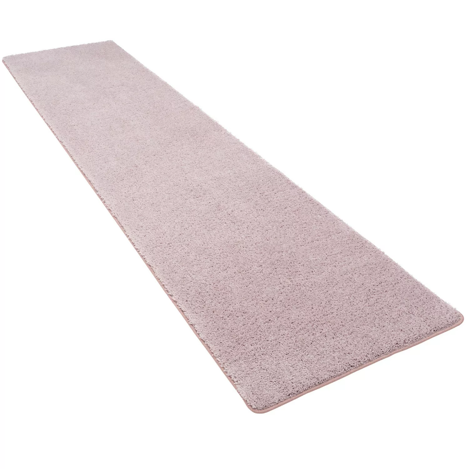 Snapstyle Hochflor Shaggy Läufer Teppich Palace Pastell Rosa 80x160cm günstig online kaufen