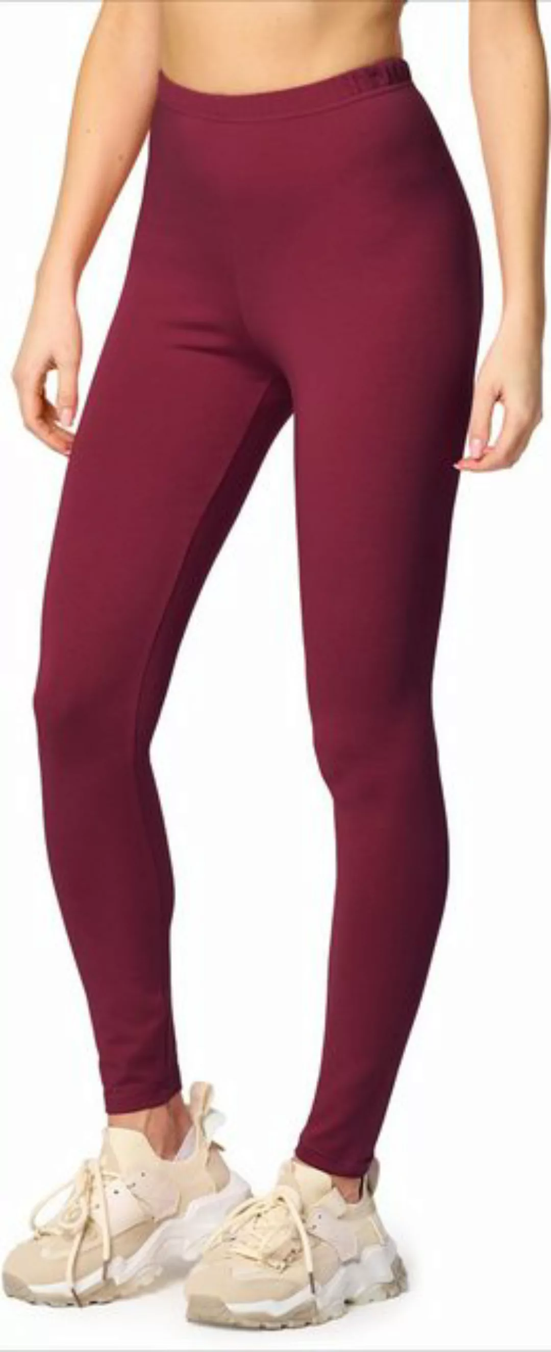 Merry Style Leggings Damen Hosen aus Baumwolle MS10-198 (1-tlg) elastischer günstig online kaufen