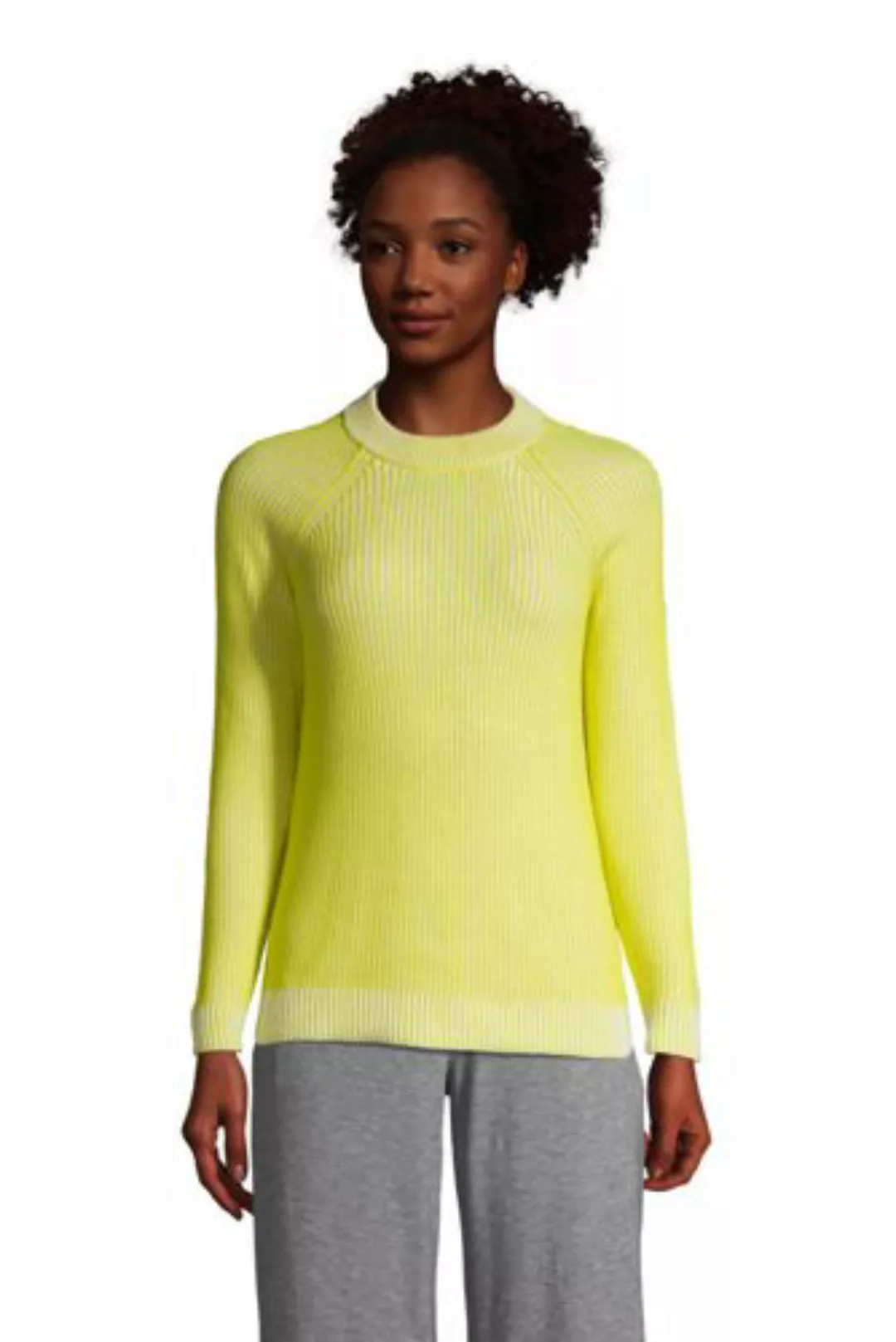 Pullover DRIFTER mit Rundhalsausschnitt, Damen, Größe: XS Normal, Grün, Bau günstig online kaufen