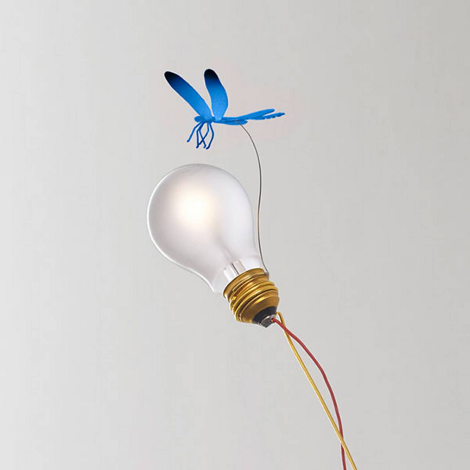 Ingo Maurer LED-Tischlampe I Ricchi Poveri Bzzzz, blau 60 cm günstig online kaufen