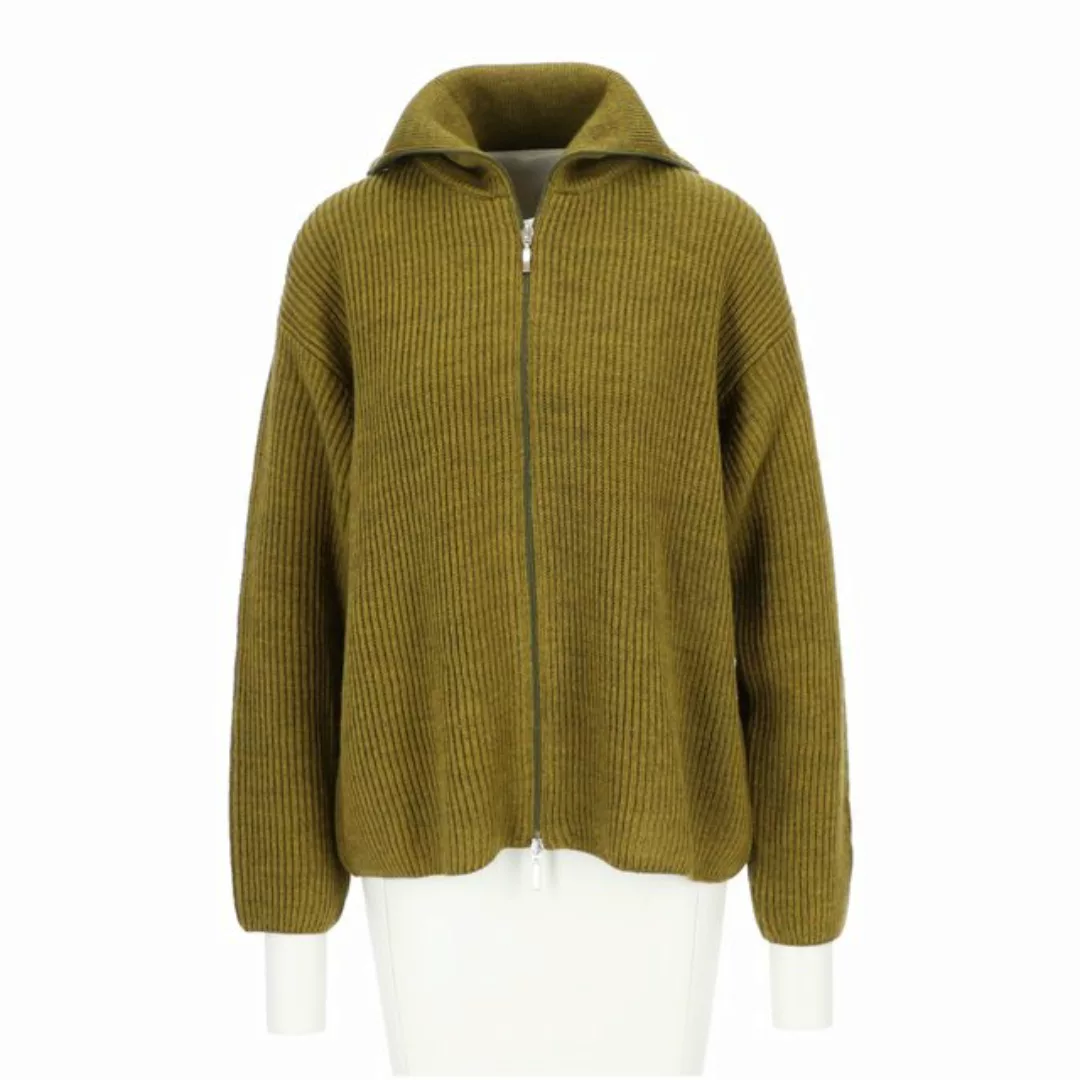 halsüberkopf Accessoires Strickjacke Troyer Strickjacke mit Zipper mit Woll günstig online kaufen