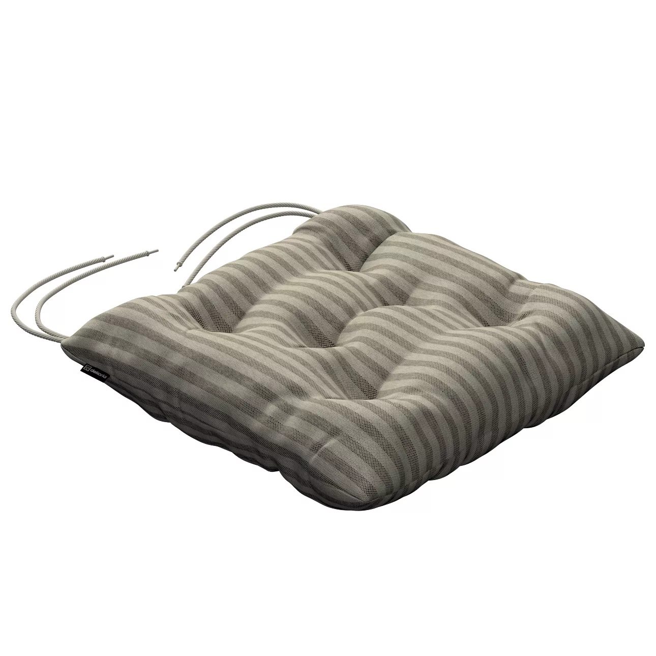 Stuhlkissen Thomas mit Bindeschnur, beige-braun, 38 x 38 x 8 cm, Outdoor Oa günstig online kaufen