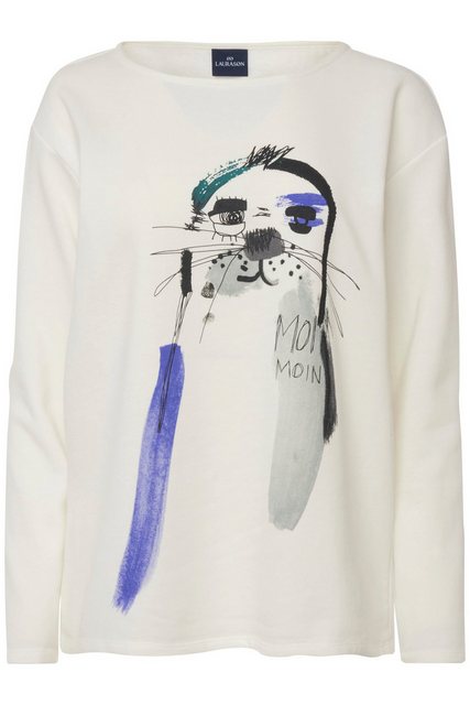 Laurasøn Sweatshirt Sweatshirt oversized Robben Print Rundhals Langarm günstig online kaufen