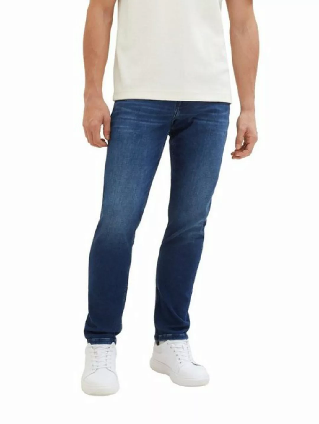 TOM TAILOR Regular-fit-Jeans TOM TAILOR Josh slim, Used Dark Stone Blue Den günstig online kaufen