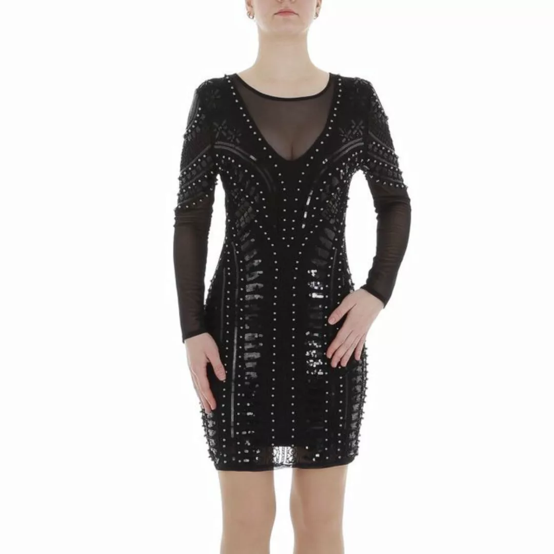 Ital-Design Partykleid Damen Party & Clubwear Pencil (86365279) Pailletten günstig online kaufen