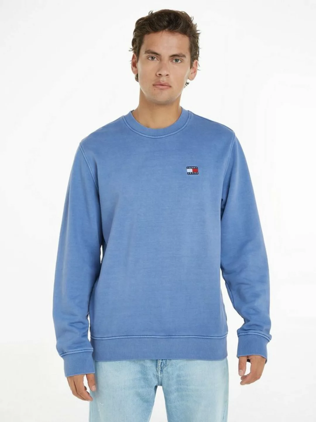 Tommy Jeans Sweatshirt TJM REG WASHED BADGE CREW günstig online kaufen