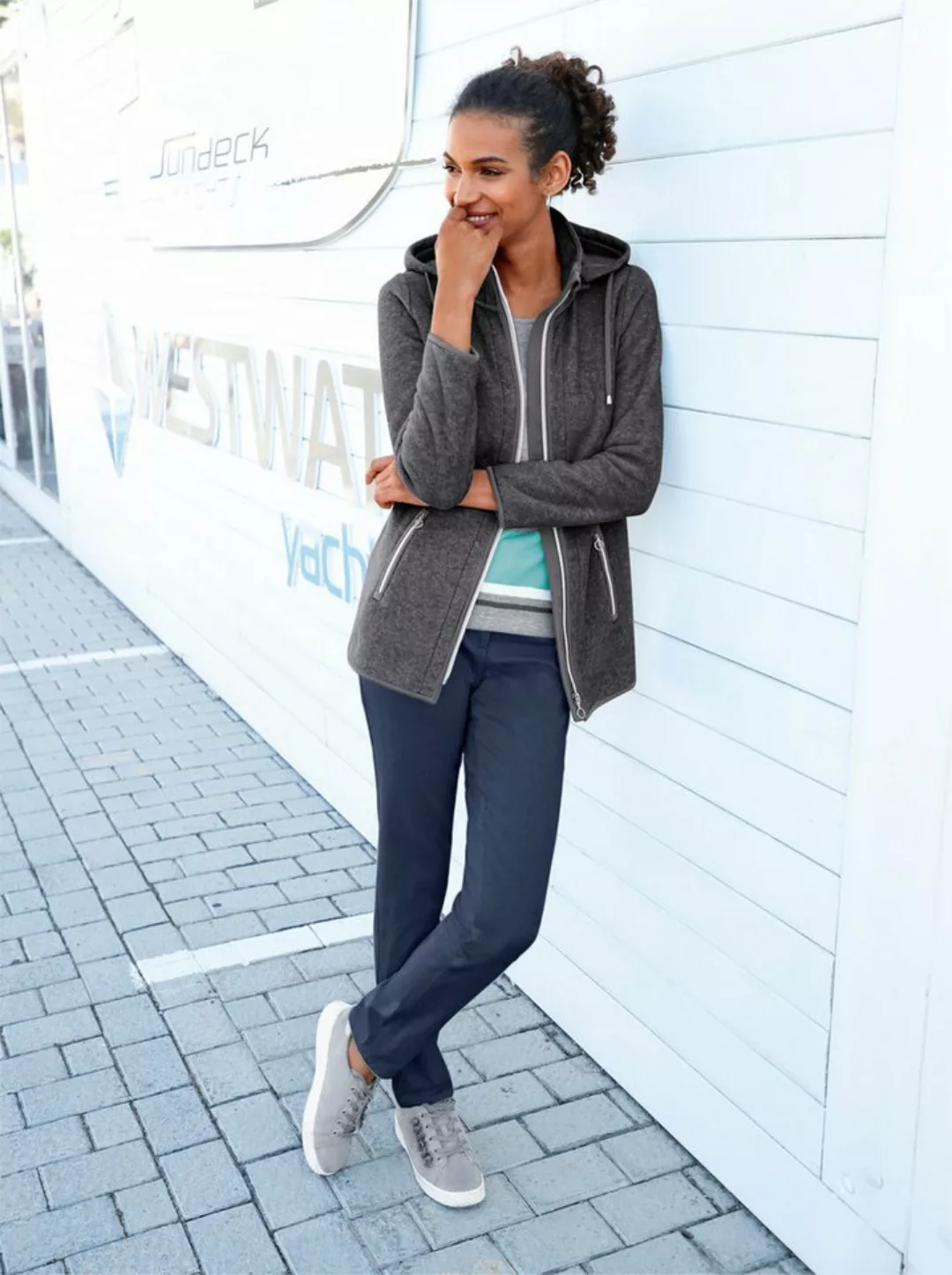 Casual Looks Fleecejacke günstig online kaufen