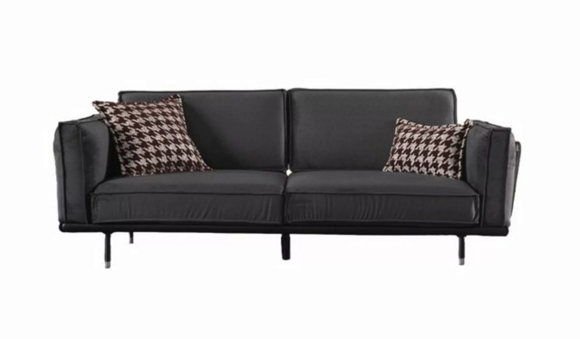 Xlmoebel 3-Sitzer Luxuriöses Drei-Sitzer-Sofa im italienischen Stil mit gra günstig online kaufen