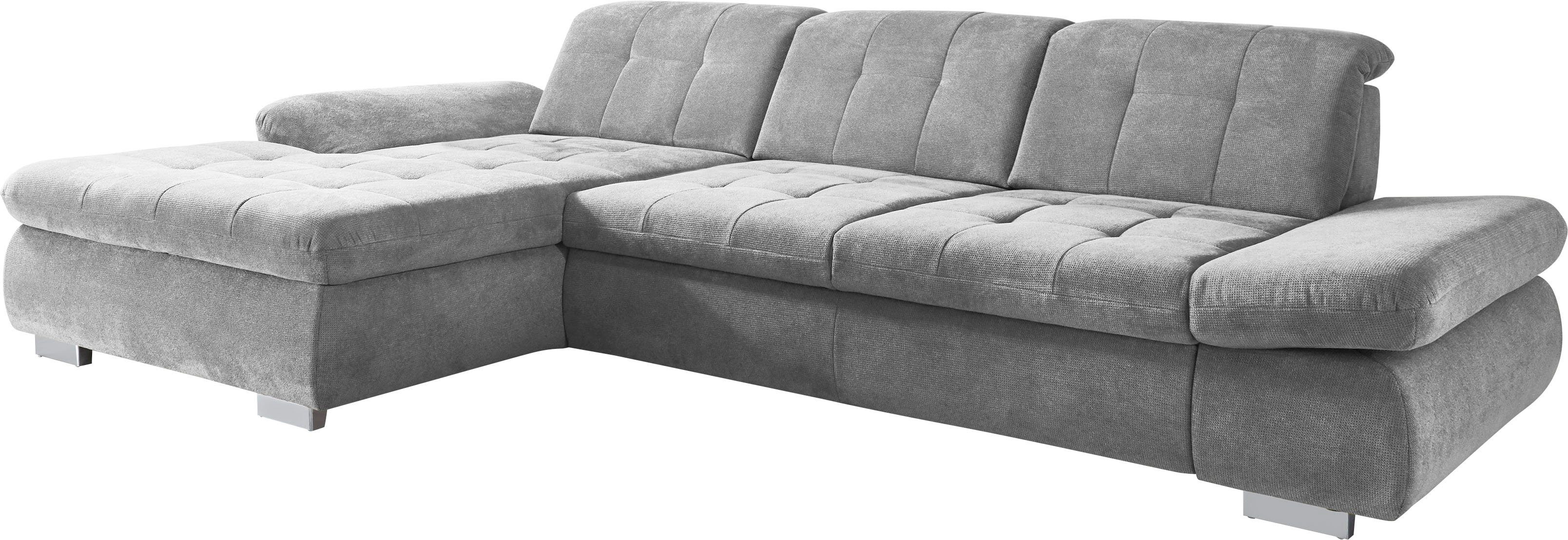 Die PlanBar Ecksofa "MP-IN17004 L-Form", wahlweise mit Bettfunktion, Sitzti günstig online kaufen