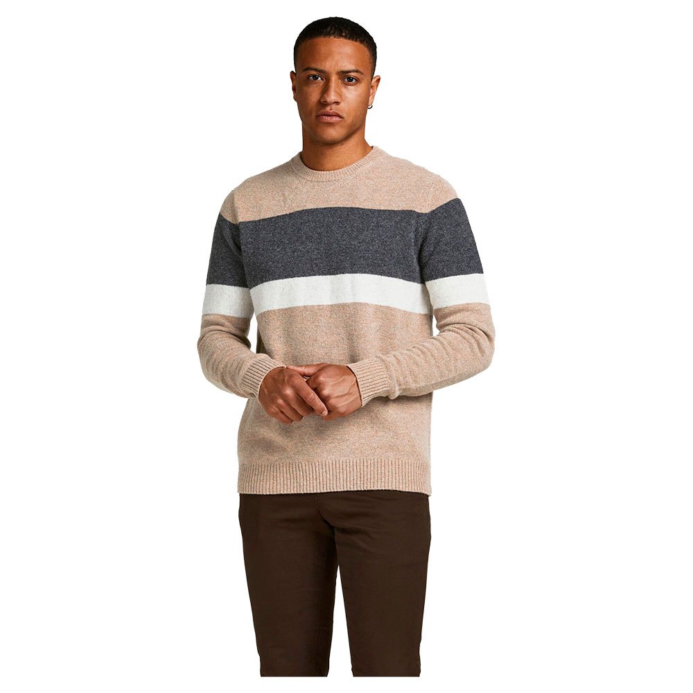 Jack & Jones Bla Lambswool Rundhalsausschnitt Sweater S Maritime Blue / Det günstig online kaufen