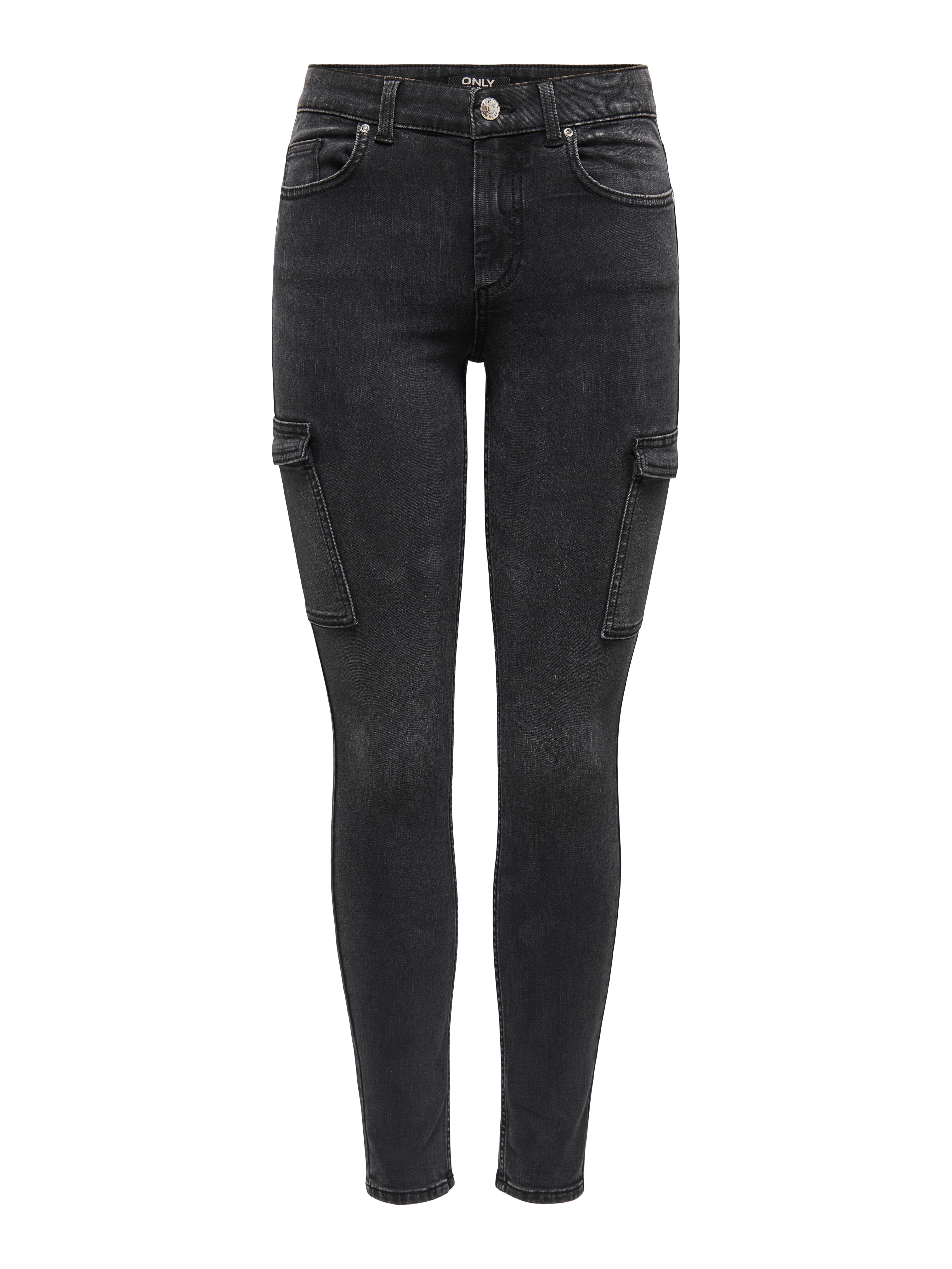 ONLY Skinny-fit-Jeans "ONLRUSH MID WAIST SK CARGO DNM" günstig online kaufen