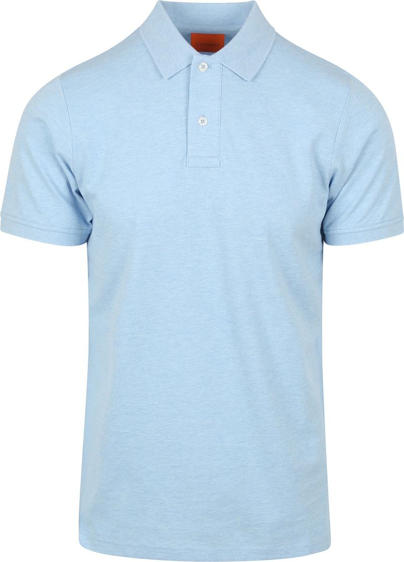 Suitable Mang Poloshirt Hellblau  - Größe XXL günstig online kaufen