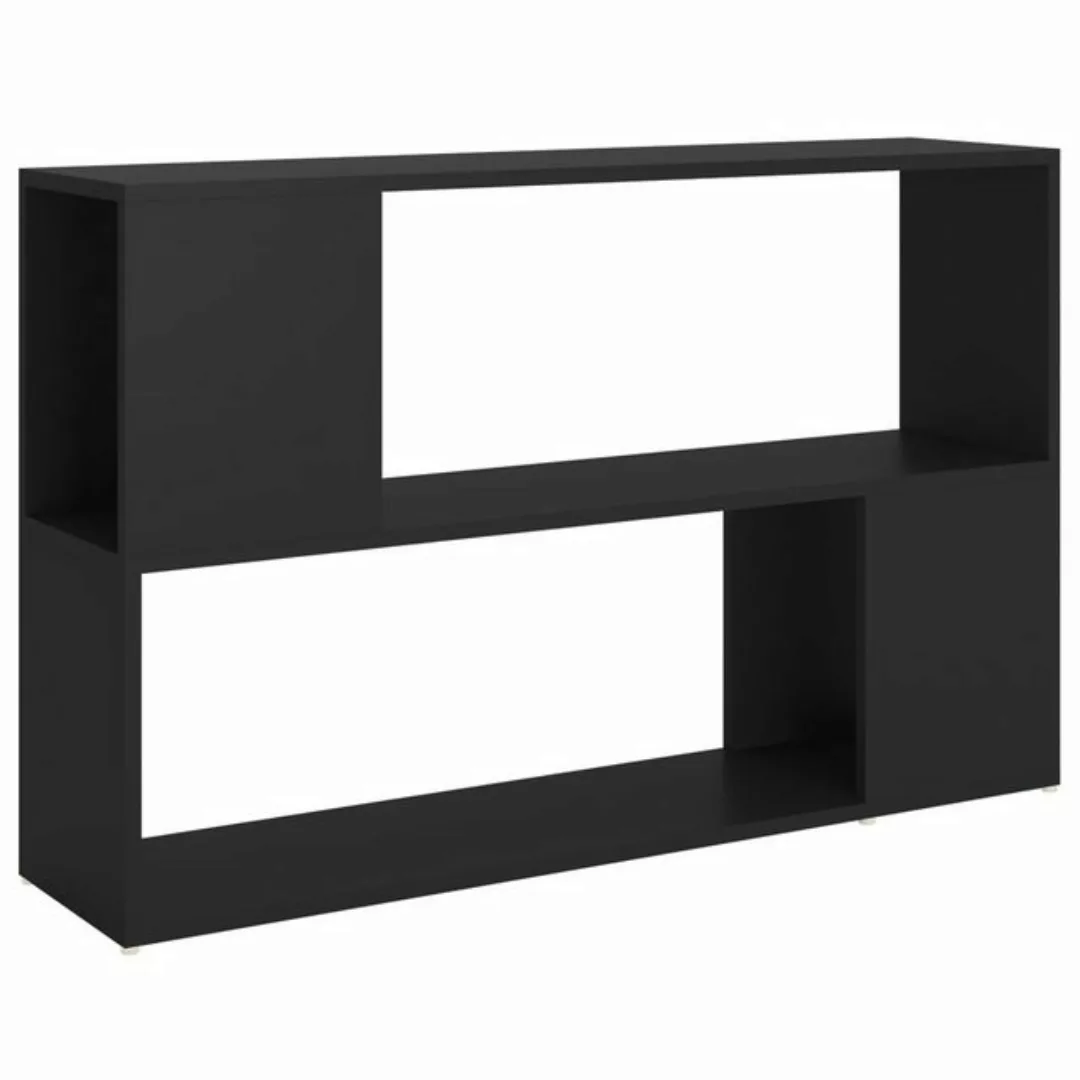 vidaXL Bücherregal Bücherregal Schwarz 100x24x63 cm Spanplatte günstig online kaufen