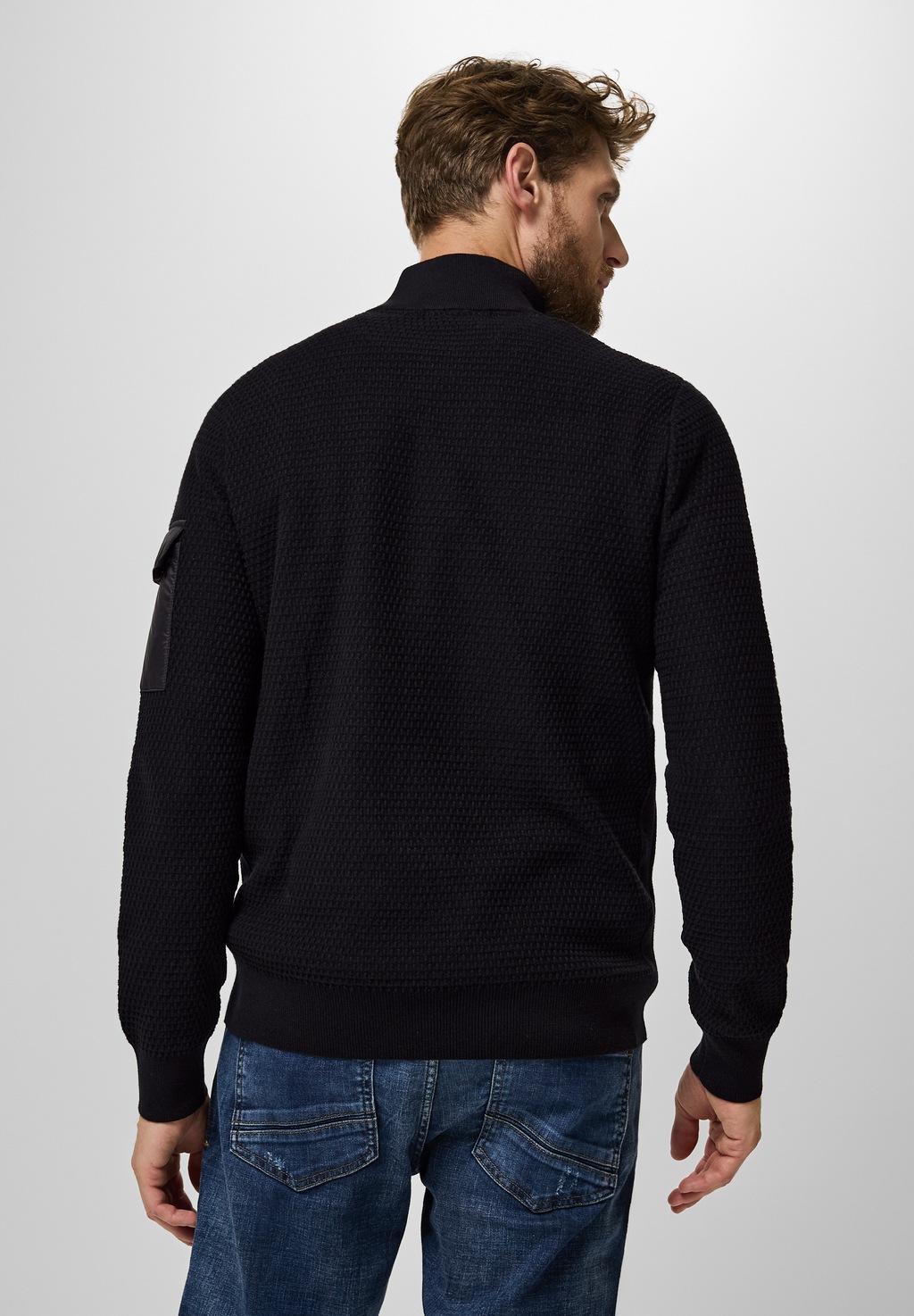 STREET ONE MEN Rollkragenpullover, mit Taschen-Detail günstig online kaufen