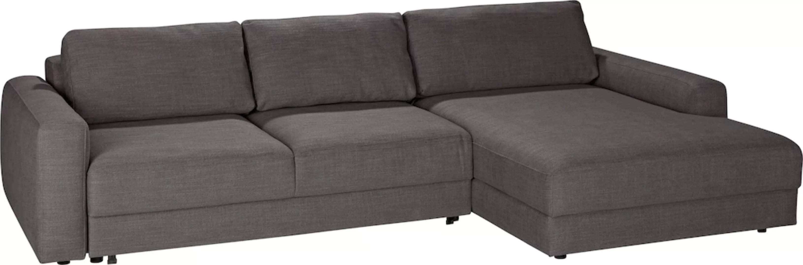 TRENDMANUFAKTUR Ecksofa "Bourbon II, hoher Sitzkomfort, extrabreite Recamie günstig online kaufen