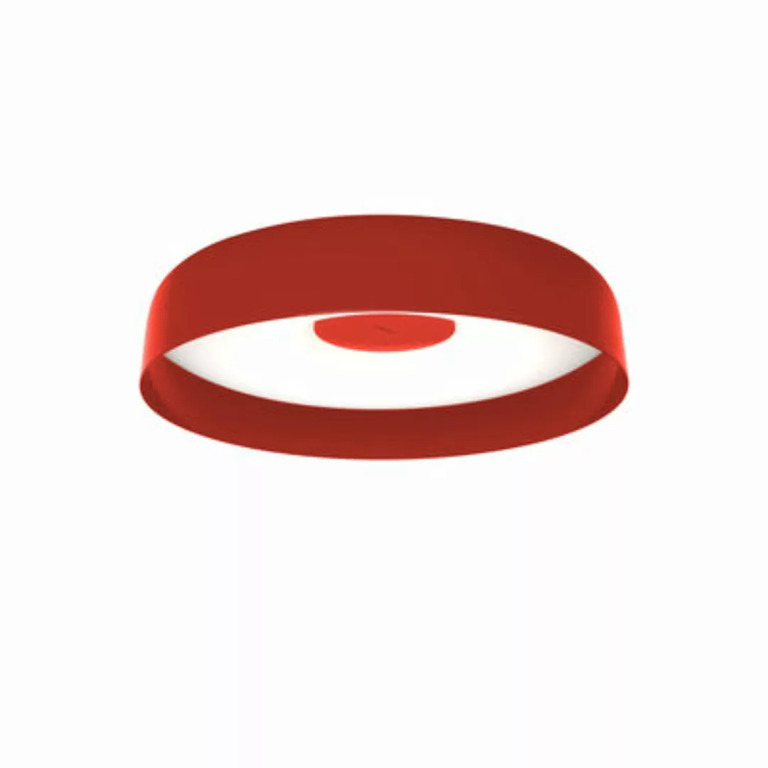 Wandleuchte Papavero LED metall rot / Deckenleuchte - / Ø 50 cm - - Martine günstig online kaufen