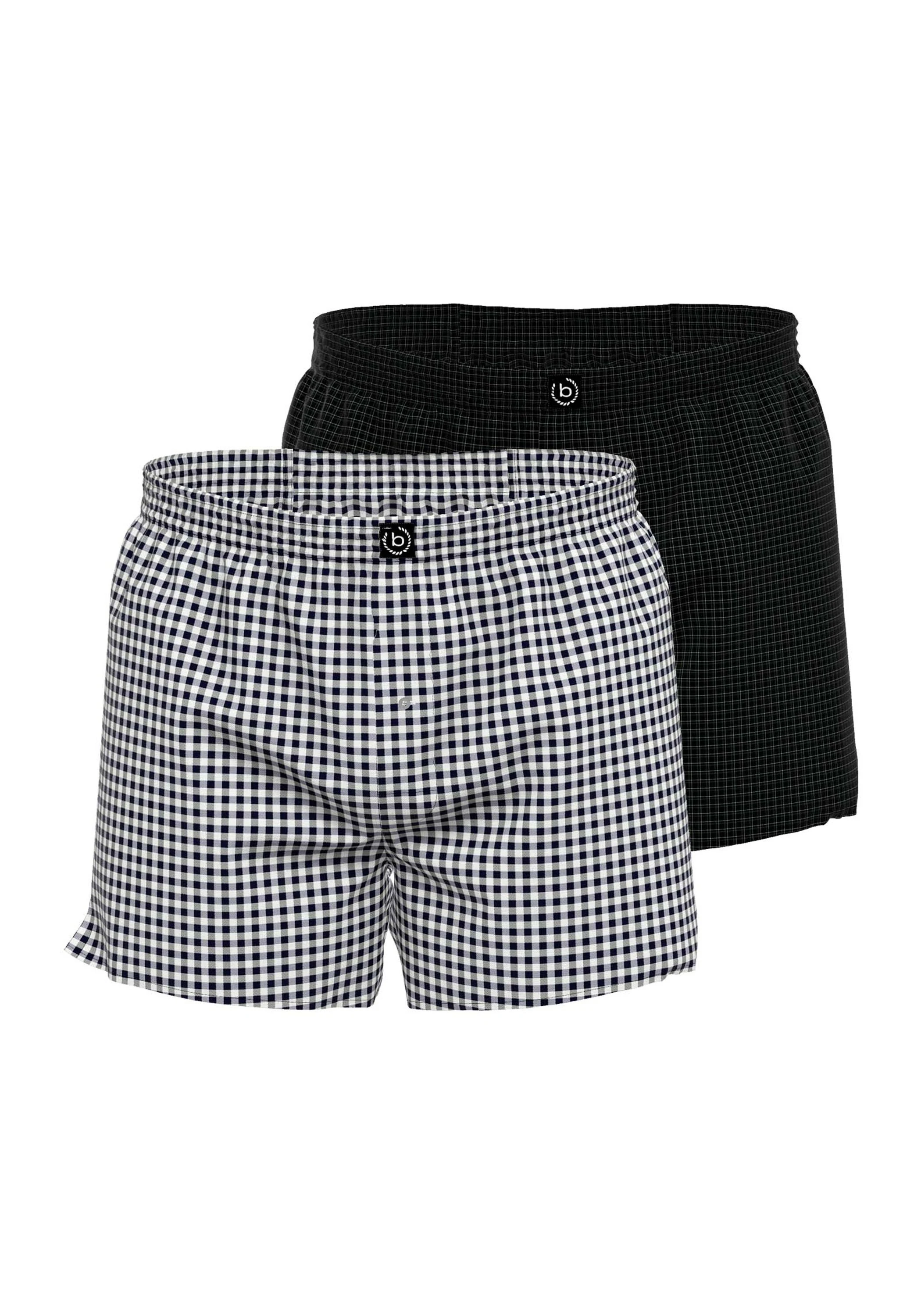 bugatti Boxershorts "Helsinki", (2 St.), mit lässigem Fit günstig online kaufen