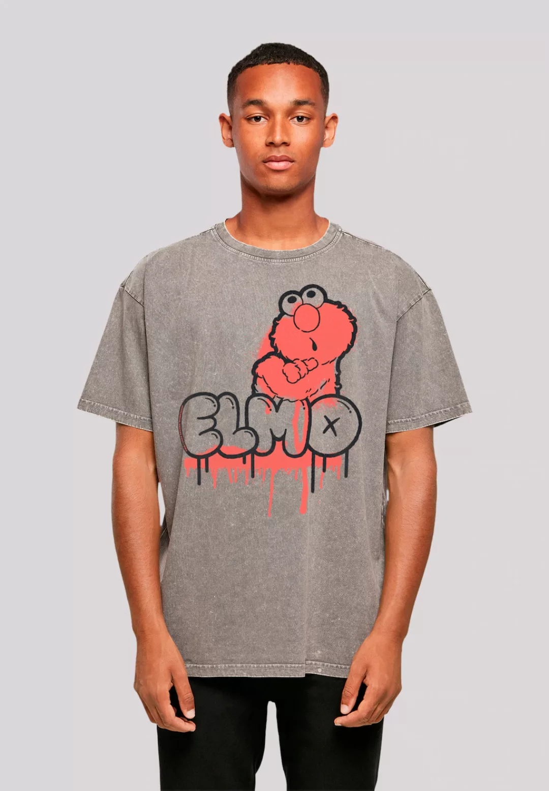 F4NT4STIC T-Shirt "Sesamstraße Elmo Graffiti", Premium Qualität günstig online kaufen