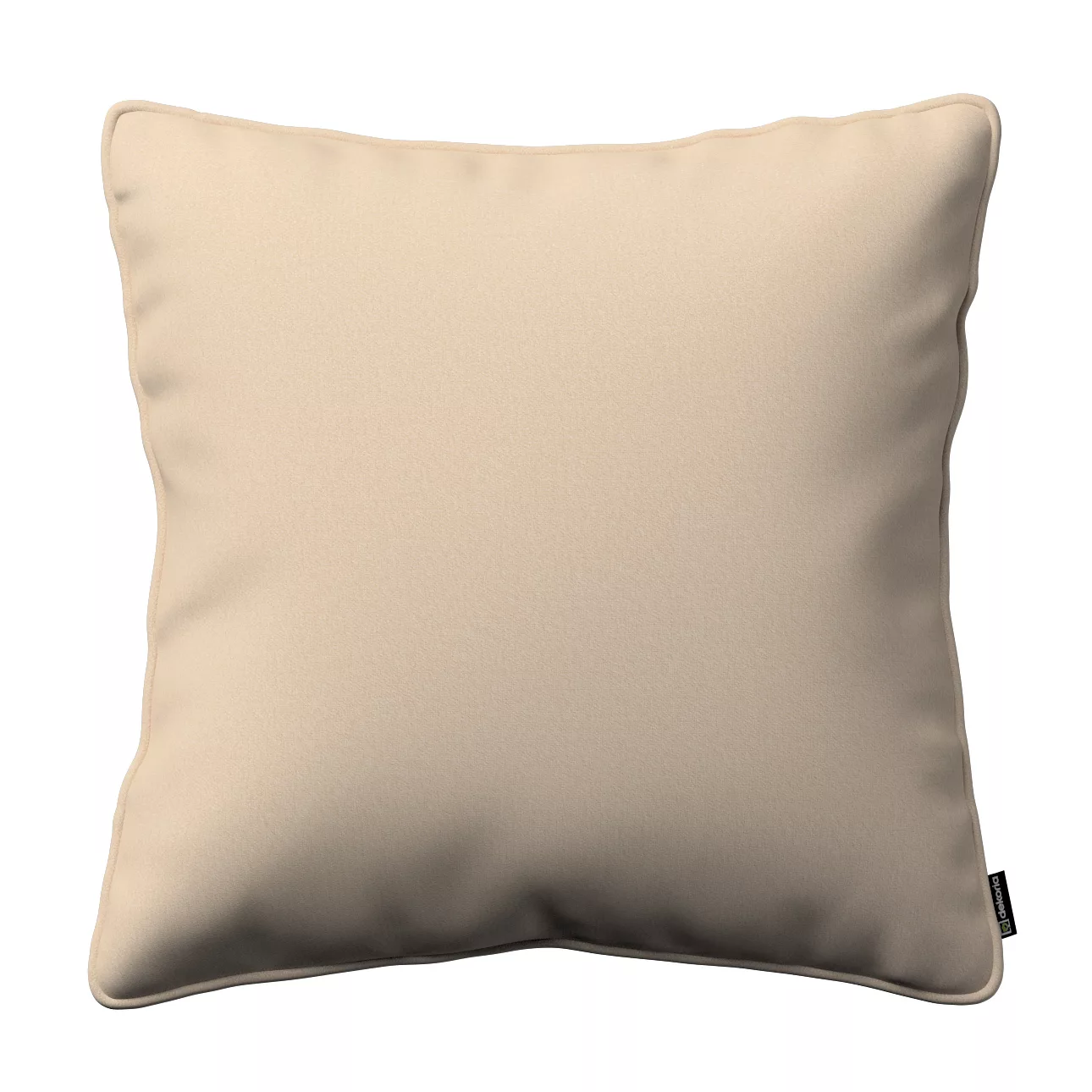 Kissenhülle Gabi mit Paspel, creme-beige, 60 x 60 cm, Living (106-17) günstig online kaufen