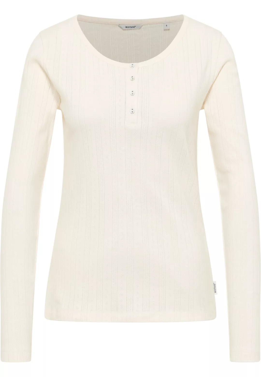MUSTANG Langarmshirt "Damen Style Hope" günstig online kaufen