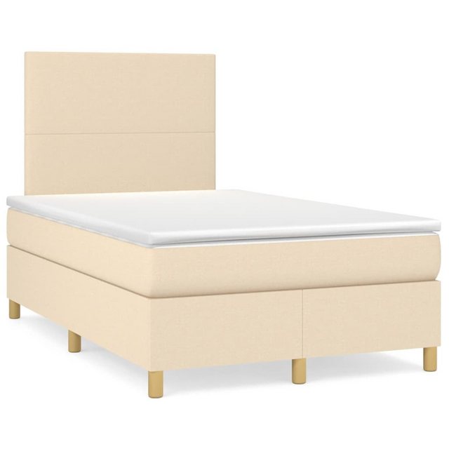 vidaXL Boxspringbett Bett Boxspringbett mit Matratze Stoff (120 x 200 cm, C günstig online kaufen