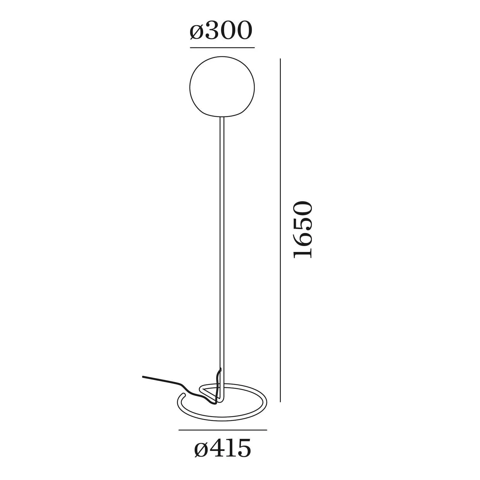 WEVER & DUCRÉ Dro 3.0 Stehlampe schwarz-weiß günstig online kaufen