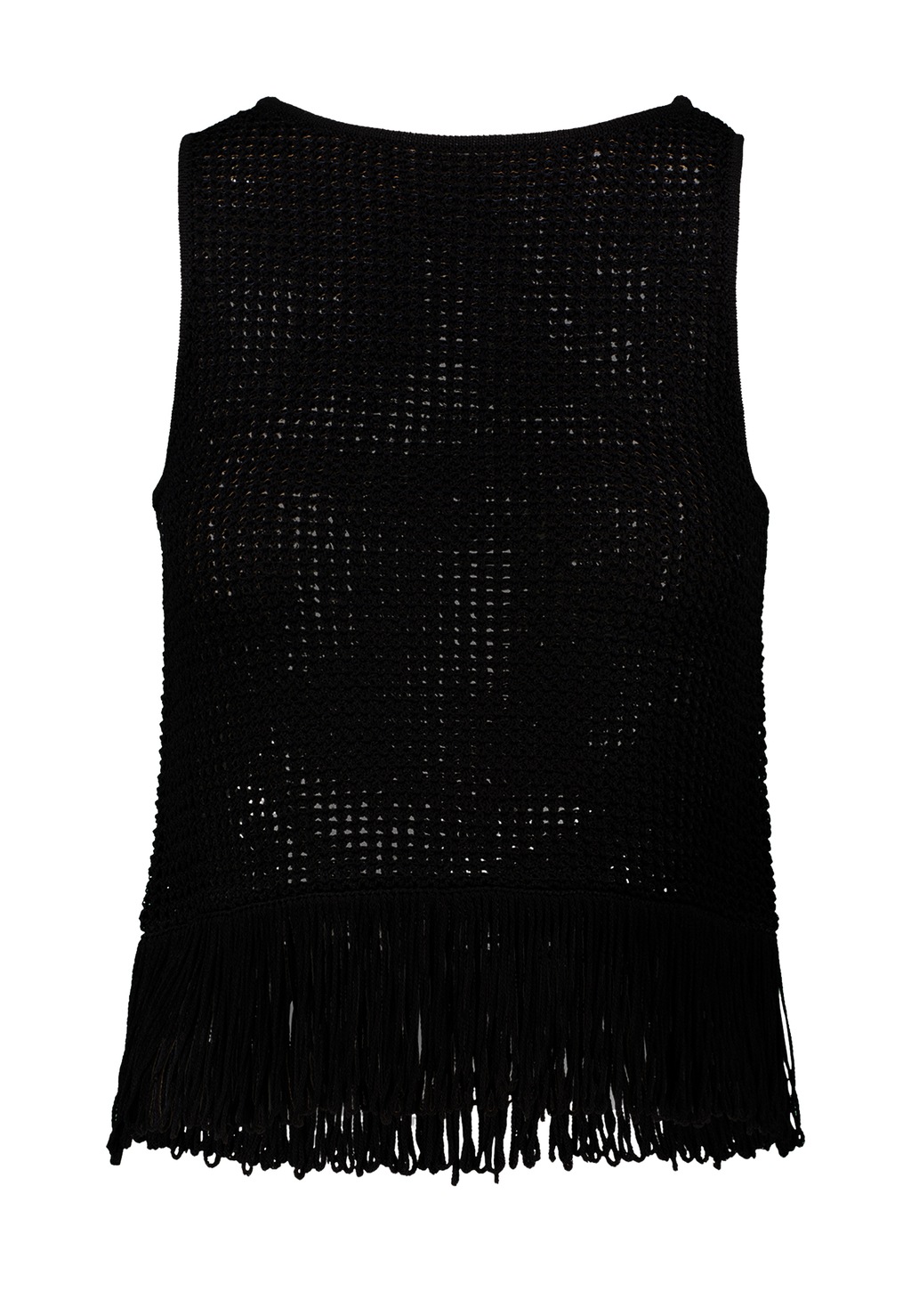 Zero Strickpullover "zero Damen Stricktop mit Fransen", (1 tlg.), Lochmuste günstig online kaufen