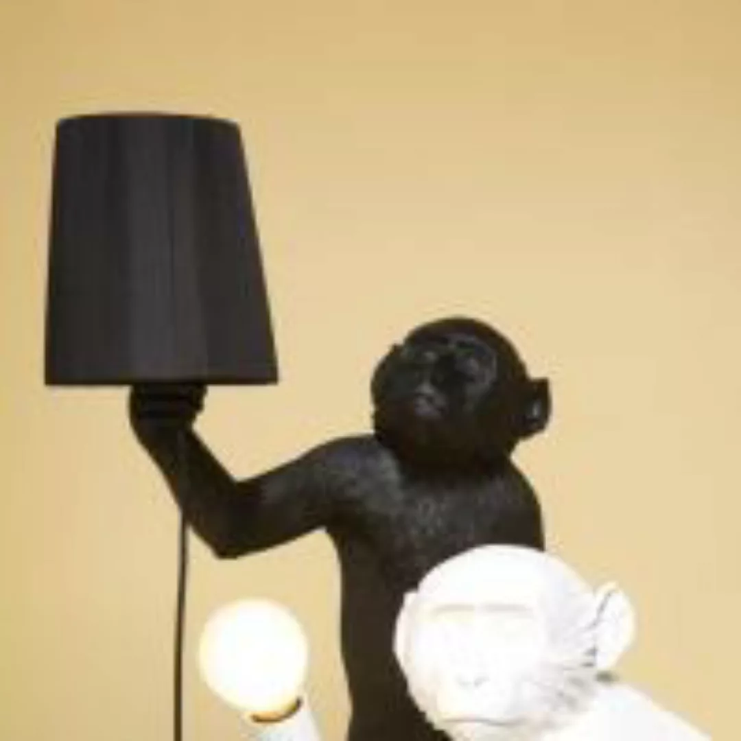 Lampenschirm für Lampe "Primate Lighting" schwarz von Seletti, günstig online kaufen