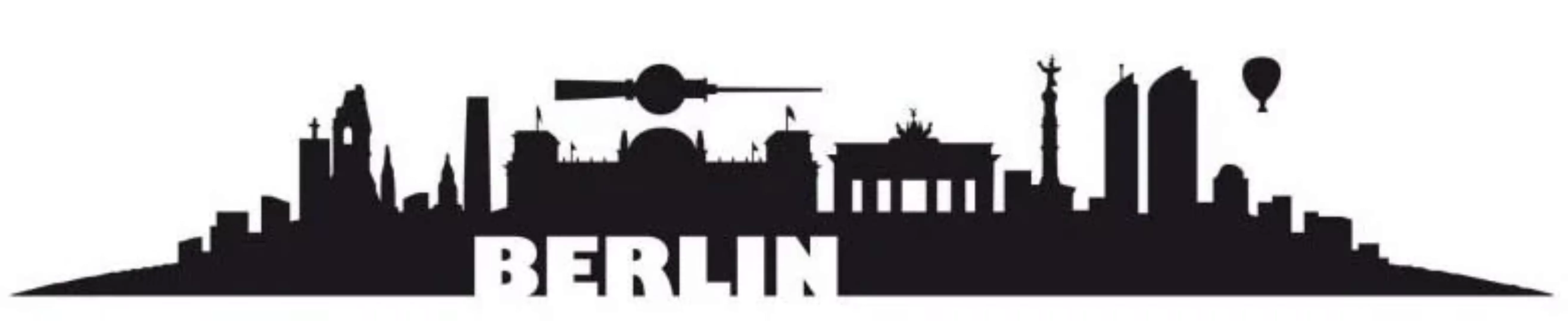 Wall-Art Wandtattoo »XXL Stadt Skyline Berlin 120cm«, (1 St.) günstig online kaufen