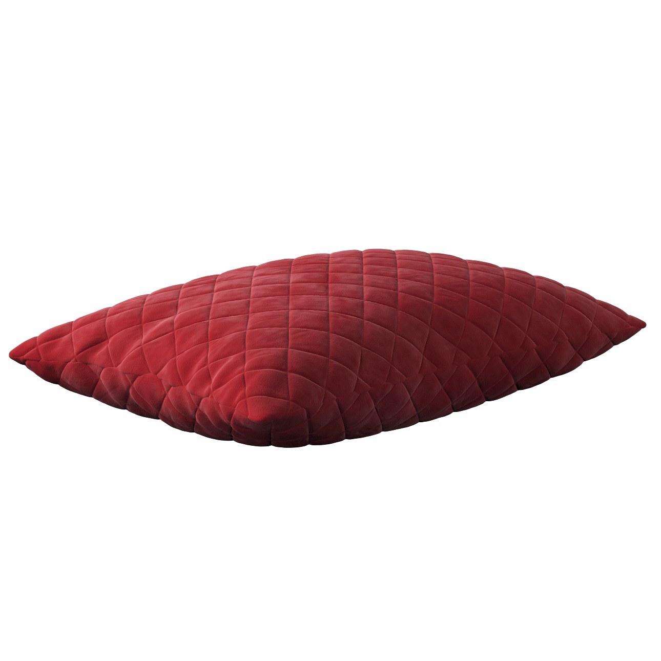 Kissenhülle Kinga gesteppt 60x40cm, rot, 60 x 40 cm, Velvet (704-15) günstig online kaufen