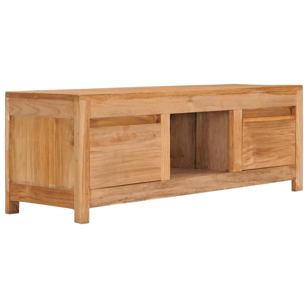 Tv-schrank 100×30×35 Cm Massivholz Teak günstig online kaufen