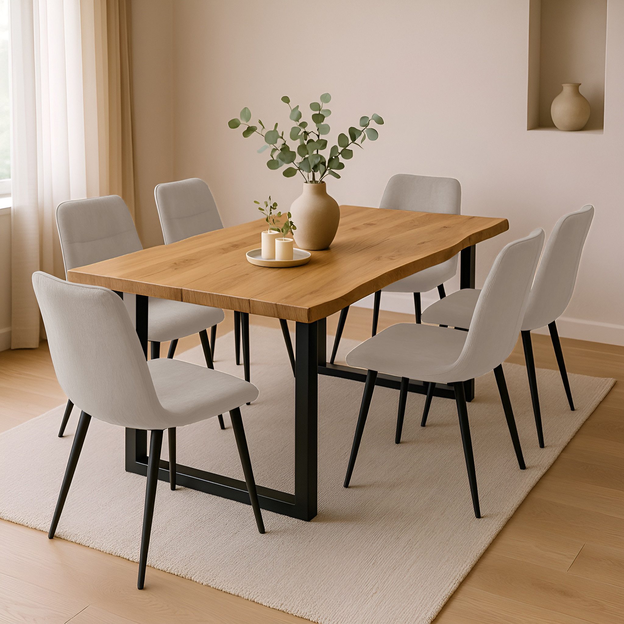 SAM® Essgruppe Juwel, Holz Wildeiche Optik, günstig online kaufen
