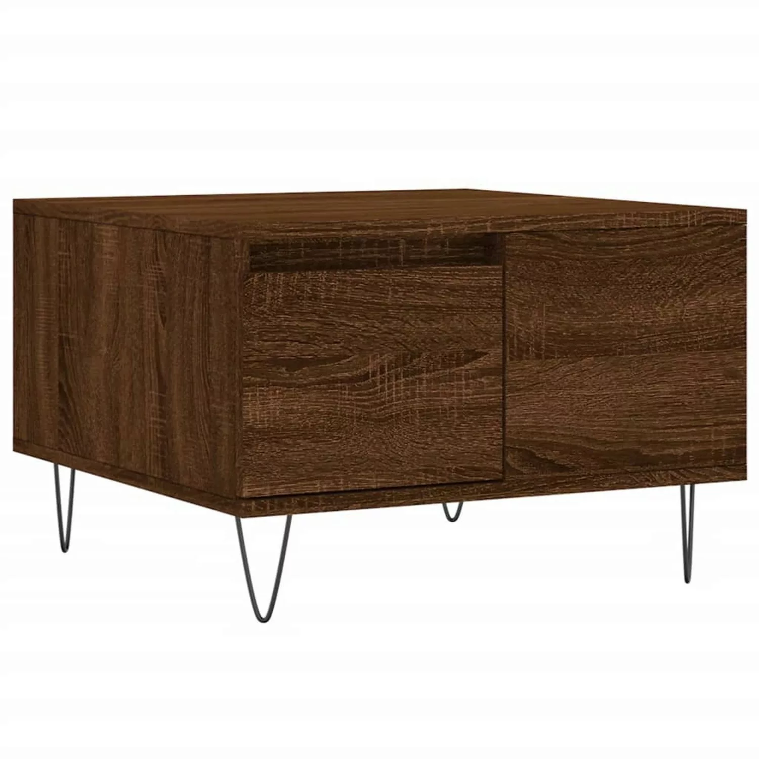 vidaXL Couchtisch Braun Eichen-Optik 55x55x36,5 cm Holzwerkstoff Modell 1 günstig online kaufen