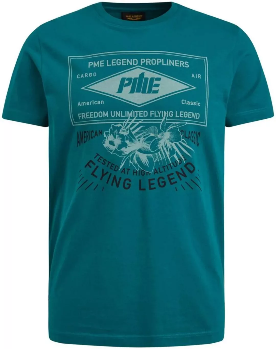 PME Legend Jersey T-Shirt Logo Blau - Größe L günstig online kaufen