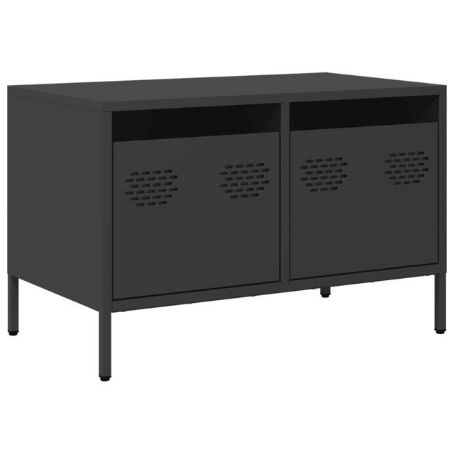 vidaXL TV-Schrank TV-Schrank Schwarz 68x39x43,5 cm Kaltgewalzter Stahl (1-S günstig online kaufen